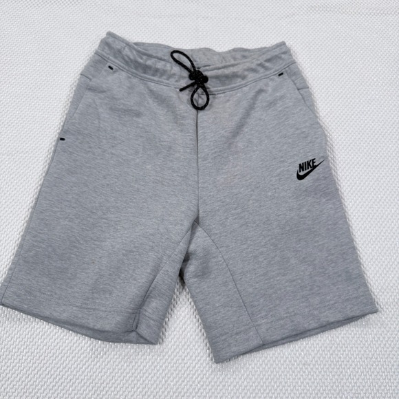 Nike Other - Nike Tech Fleece Men's XS Gray Shorts Heather Black Swoosh Drawstring 18"
